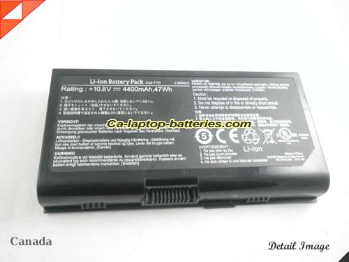  image 5 of A32-F70 Battery, Canada Li-ion Rechargeable 4400mAh ASUS A32-F70 Batteries