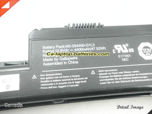  image 5 of Genuine FOUNDER R410 Battery For laptop 4400mAh, 11.1V, Black , Li-ion