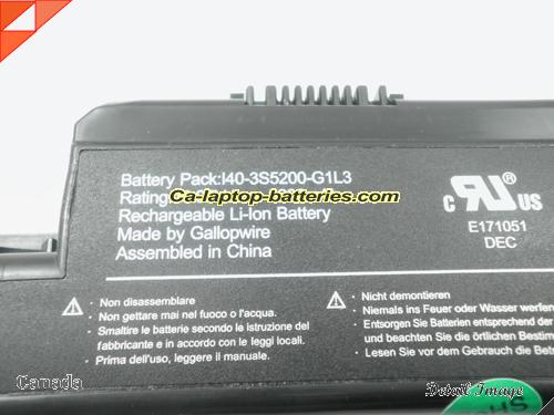  image 5 of I40-4S2200-C1L3 Battery, Canada Li-ion Rechargeable 5200mAh ADVENT I40-4S2200-C1L3 Batteries