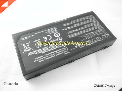  image 2 of ASUS N90 Replacement Battery 5200mAh 14.8V Black Li-ion
