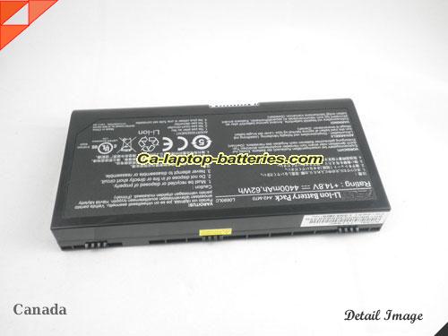  image 5 of ASUS X72VN Replacement Battery 4400mAh 14.8V Black Li-ion