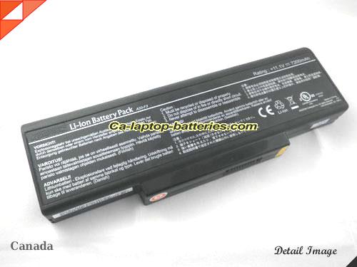  image 1 of Genuine ASUS F3Jm Battery For laptop 7200mAh, 11.1V, Black , Li-ion