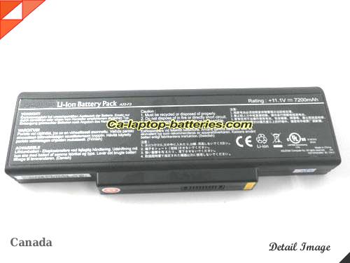  image 5 of Genuine ASUS F3Jm Battery For laptop 7200mAh, 11.1V, Black , Li-ion