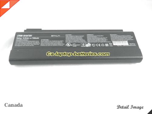  image 5 of 957-1016T-006 Battery, Canada Li-ion Rechargeable 7200mAh MSI 957-1016T-006 Batteries