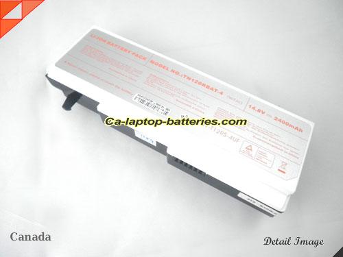 image 1 of Genuine CLEVO TN120R Notebook computer Battery For laptop 2400mAh, 14.8V, Black and White , Li-ion