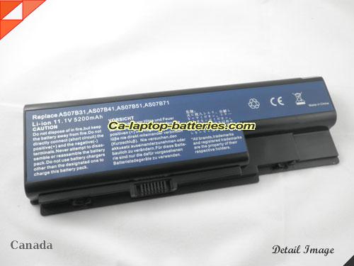  image 1 of LC.BTP00.008 Battery, Canada Li-ion Rechargeable 5200mAh ACER LC.BTP00.008 Batteries