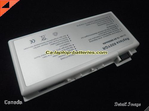  image 3 of 6500707 Battery, Canada Li-ion Rechargeable 6600mAh GATEWAY 6500707 Batteries