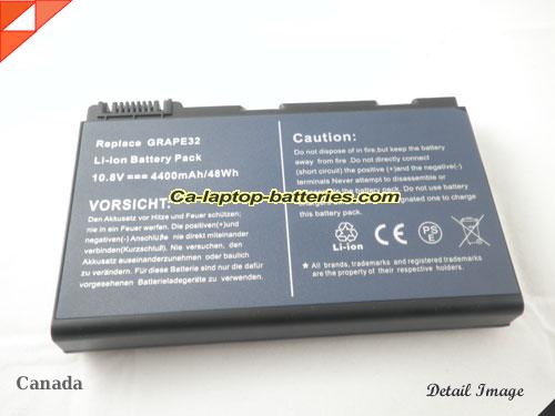  image 5 of GRAPE34 Battery, Canada Li-ion Rechargeable 5200mAh ACER GRAPE34 Batteries
