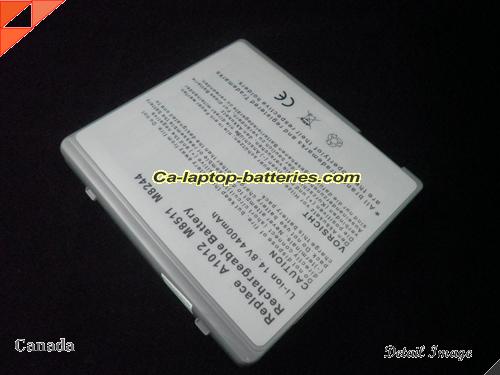  image 3 of APPLE PowerBook G4 15 Titanium Series Replacement Battery 4400mAh 14.8V Gray Li-ion