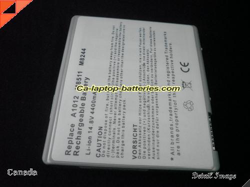  image 5 of APPLE PowerBook G4 15 Titanium Series Replacement Battery 4400mAh 14.8V Gray Li-ion