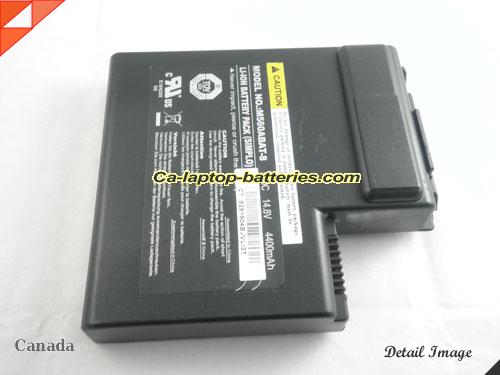  image 5 of 87-M57AS-AD4 Battery, Canada Li-ion Rechargeable 4400mAh CLEVO 87-M57AS-AD4 Batteries