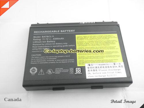  image 5 of BATBCL11 Battery, Canada Li-ion Rechargeable 6300mAh ACER BATBCL11 Batteries