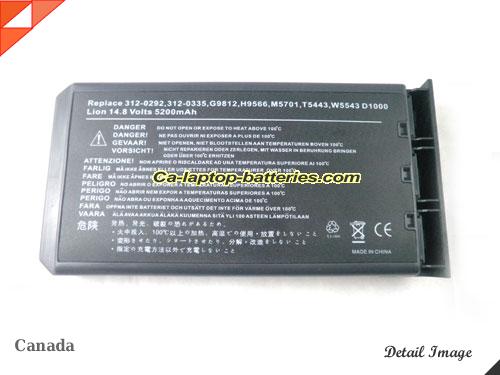  image 5 of 312-0292 Battery, CAD$Coming soon! Canada Li-ion Rechargeable 4400mAh DELL 312-0292 Batteries