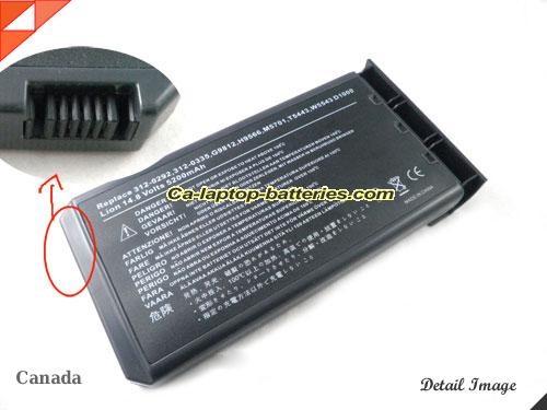  image 1 of H9566 Battery, Canada Li-ion Rechargeable 4400mAh DELL H9566 Batteries