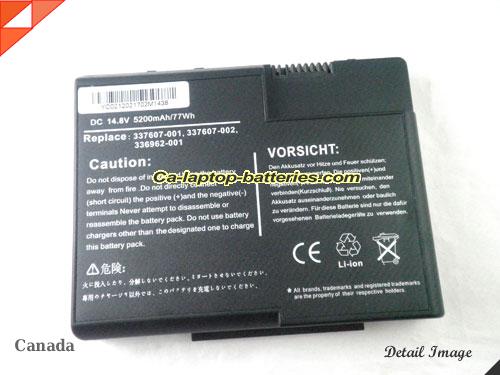  image 5 of HP Presario X1036AP Replacement Battery 4800mAh 14.8V Black Li-ion
