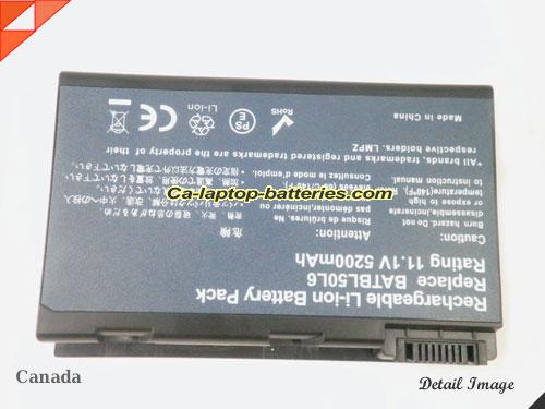  image 5 of BATBL50L8H Battery, Canada Li-ion Rechargeable 5200mAh ACER BATBL50L8H Batteries