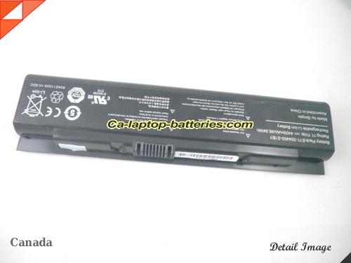  image 5 of Genuine HASEE E11 Battery For laptop 4400mAh, 11.1V, Black , Li-ion