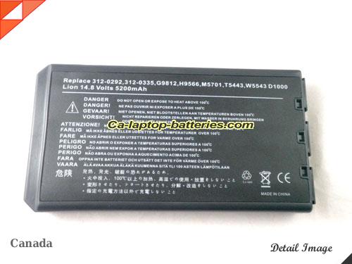  image 5 of K9343 Battery, Canada Li-ion Rechargeable 4400mAh NEC K9343 Batteries