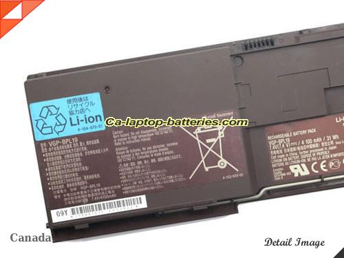  image 2 of VGP-BPL19 Battery, CAD$Coming soon! Canada Li-ion Rechargeable 4100mAh SONY VGP-BPL19 Batteries