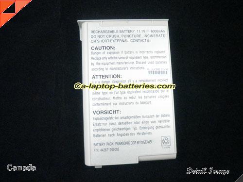  image 3 of 442671200001 Battery, Canada Li-ion Rechargeable 6600mAh MITAC 442671200001 Batteries