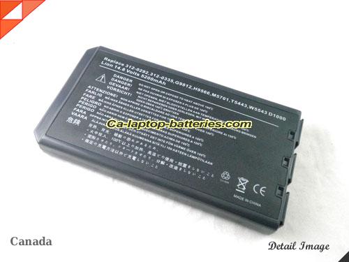  image 3 of D1000 Battery, Canada Li-ion Rechargeable 4400mAh NEC D1000 Batteries
