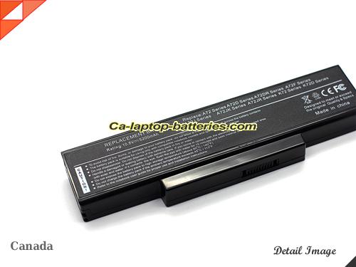  image 2 of A32-N71 Battery, Canada Li-ion Rechargeable 5200mAh ASUS A32-N71 Batteries