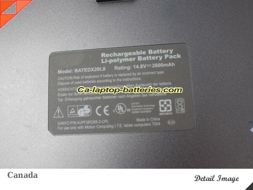  image 5 of BATEDX20L8 Battery, Canada Li-ion Rechargeable 2600mAh, 39Wh  MOTION BATEDX20L8 Batteries