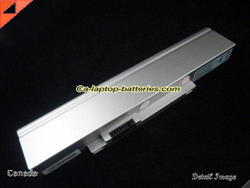  image 2 of HASEE A180S Replacement Battery 4400mAh 11.1V Sliver Li-ion