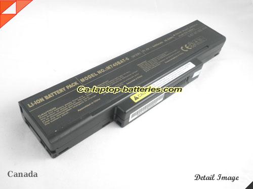  image 1 of CLEVO W76T Replacement Battery 4400mAh 11.1V Black Li-ion
