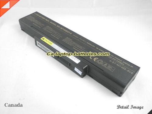  image 4 of CLEVO W76T Replacement Battery 4400mAh 11.1V Black Li-ion