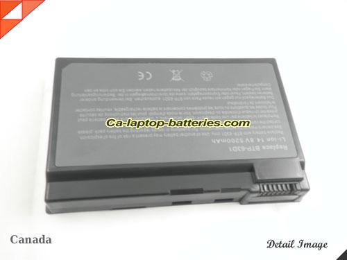  image 5 of BTP-63D1 Battery, Canada Li-ion Rechargeable 5200mAh ACER BTP-63D1 Batteries