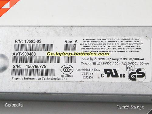  image 5 of 13695-05 Battery, Canada Li-ion Rechargeable  IBM 13695-05 Batteries