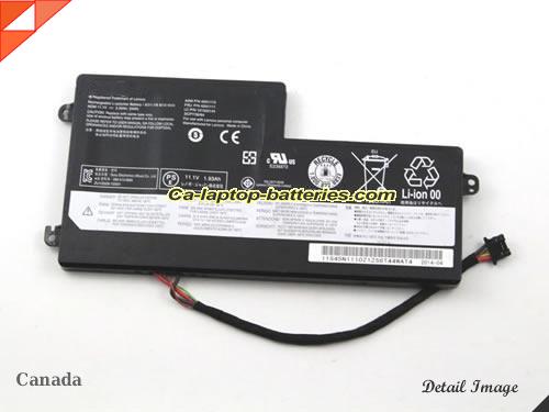  image 3 of Genuine LENOVO Thinkpad T440p Battery For laptop 2090mAh, 24Wh , 11.1V, Black , Li-Polymer