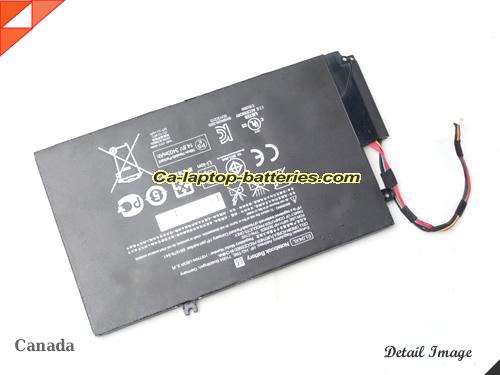  image 4 of Genuine HP ENVY 4-1102XX TOUCHSMART ULTRABOOK Battery For laptop 3400mAh, 52Wh , 14.8V, Black , Li-ion