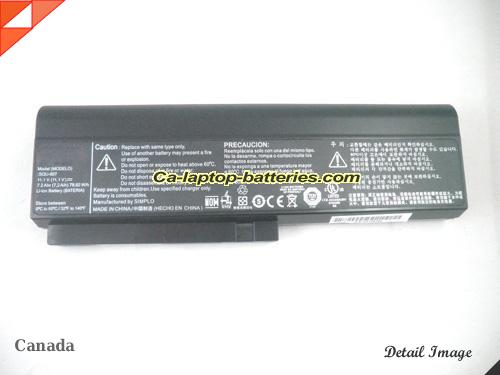  image 5 of HASEE HP550 Replacement Battery 7200mAh 11.1V Black Li-ion