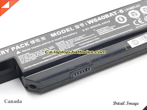  image 3 of W540BAT-6 Battery, Canada Li-ion Rechargeable 4400mAh, 48.84Wh  CLEVO W540BAT-6 Batteries