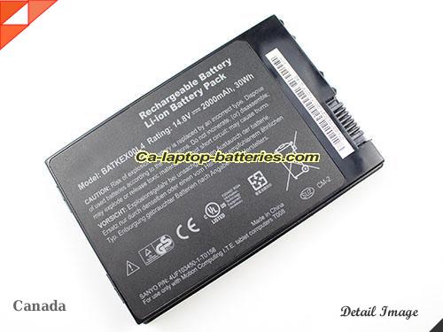  image 1 of Genuine MOTION T008 Battery For laptop 2000mAh, 14.8V, Black , Li-ion
