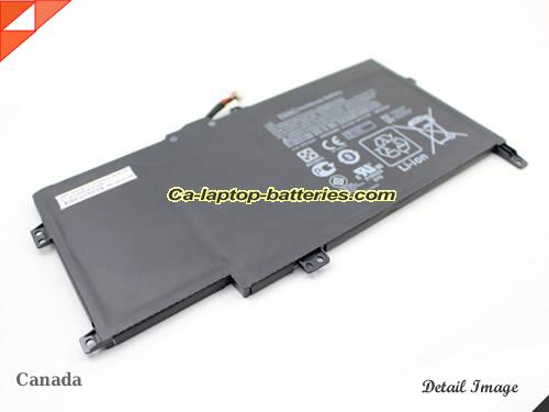  image 2 of Genuine HP ENVY Sleekbook 6-1000 Battery For laptop 60Wh, 14.8V, Black , Li-ion