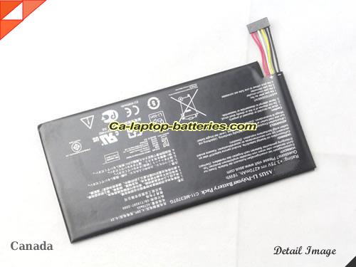  image 2 of CII-ME370TG Battery, Canada Li-ion Rechargeable 4270mAh, 16Wh  ASUS CII-ME370TG Batteries