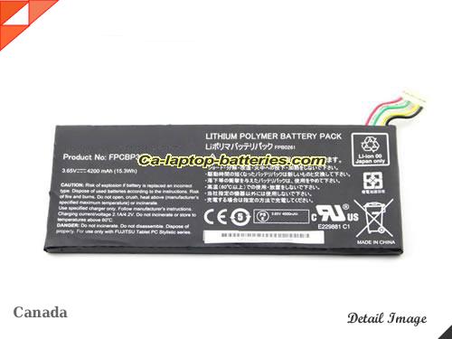  image 5 of FPCBP324 Battery, Canada Li-ion Rechargeable 4200mAh, 15.3Wh  FUJITSU FPCBP324 Batteries