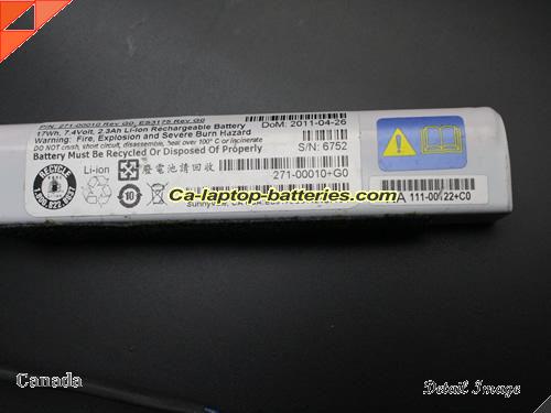  image 4 of Genuine NVMEM R5 Mfr84 Battery For laptop 2.3Ah, 7.4V, White , Li-ion