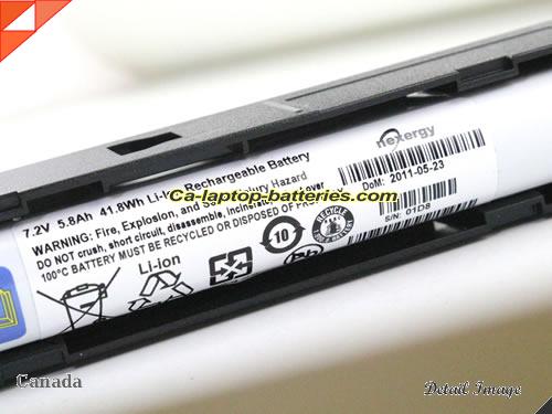  image 4 of 0554460001A Battery, Canada Li-ion Rechargeable 41.8Wh, 5.8Ah IBM 0554460001A Batteries