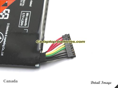  image 3 of Genuine ASUS Eee Pad MeMo EP71 N71PNG3 Battery For laptop 4400mAh, 16Wh , 3.7V, Black , Li-Polymer