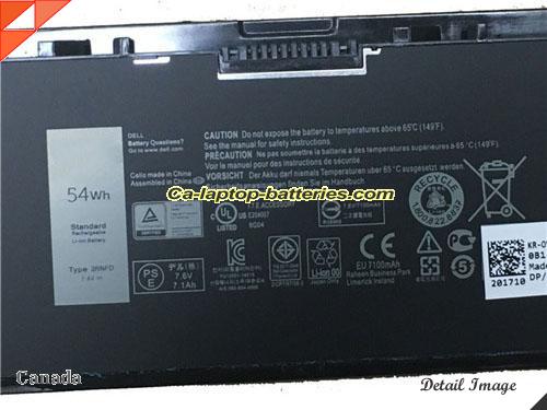  image 2 of Genuine DELL Latitude E7240 Battery For laptop 7300mAh, 54Wh , 7.4V, Black , Li-ion