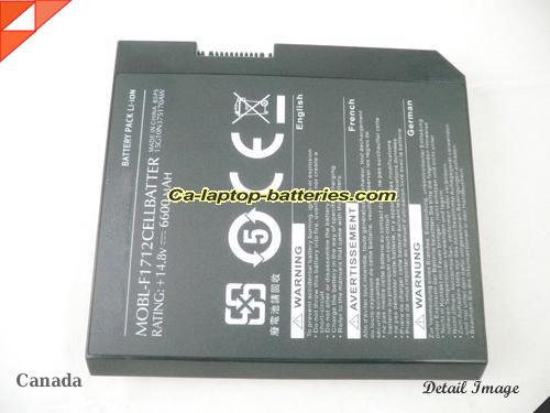  image 3 of Genuine DELL Alienware m17x-r2 Battery For laptop 6600mAh, 14.8V, Black , Li-ion