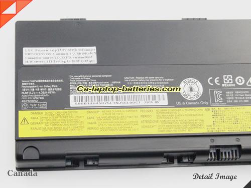  image 3 of Genuine LENOVO ThinkPad P50 Series Battery For laptop 4360mAh, 66Wh , 15.2V, Black , Li-lion