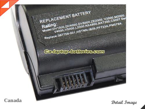  image 3 of HP Paviliondv1266ea Replacement Battery 7800mAh 10.8V Black Li-lion