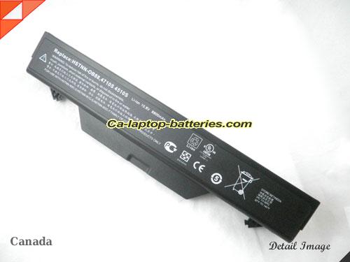  image 1 of Replacement HP HSTNN-I62C-7 Laptop Computer Battery 513130-321 Li-ion 7200mAh Black In Canada
