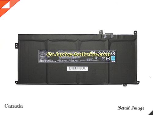  image 1 of Genuine CLEVO PLIDB-00-15-4S1P-0 Laptop Computer Battery  Li-ion 4830mAh, 73.41Wh  In Canada