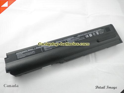  image 1 of Replacement CLEVO 87-M54GS-4D3A Laptop Computer Battery 87-M54GS-4D31 Li-ion 4400mAh Black In Canada